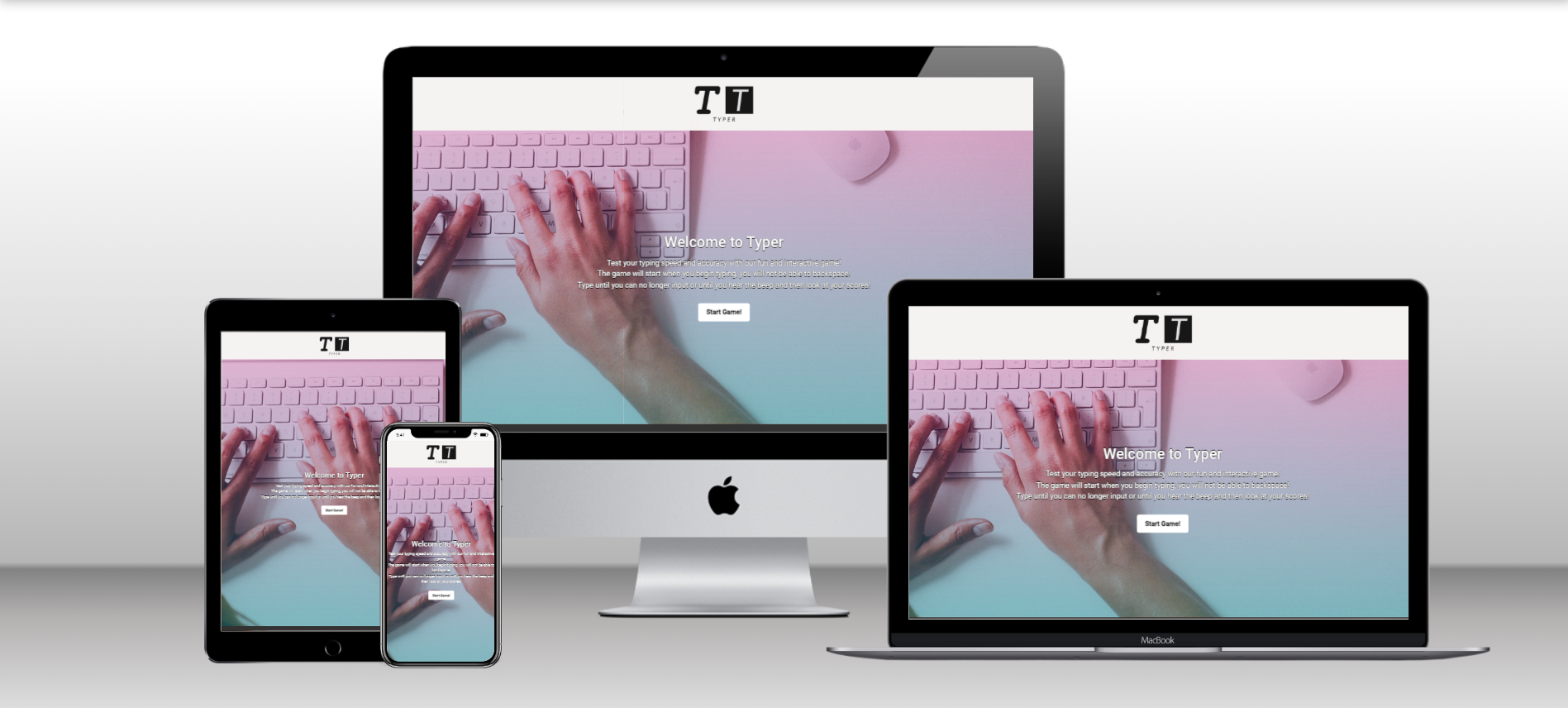 Typer Responsive Mockup